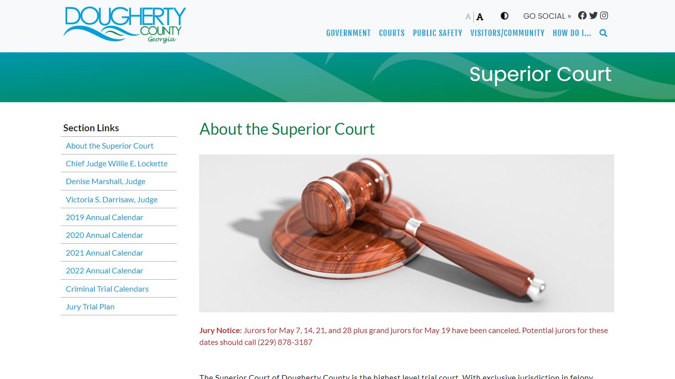 Superior Court - Dougherty County